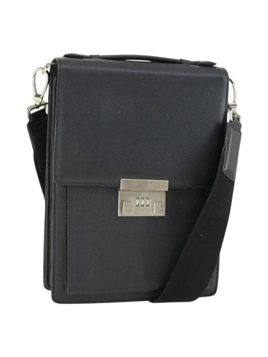 BALLY Handbags - Authentic BALLY Shoulder Bag Leather Black